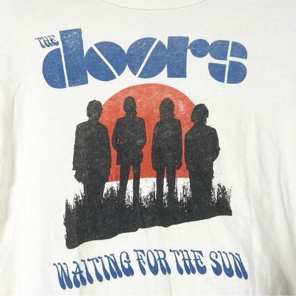DAYDREAMER NWOT The Doors Waiting For The Sun Shrunken Band Tee XS - Picture 4 of 6